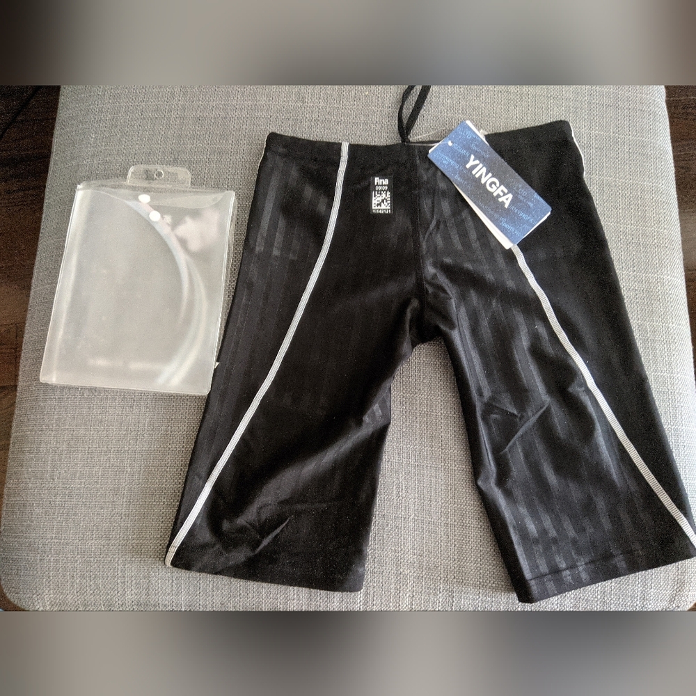 Men's Boy's FINA Competition Approved Swim Trunks Jammers